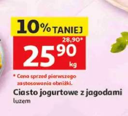 Ciasto jogurtowe z jagodami