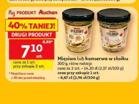 Mięsiwo w słoiku Auchan