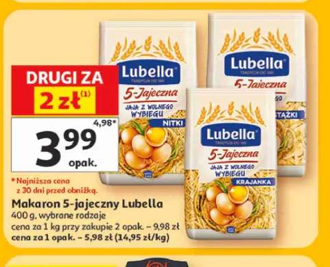 Makaron 5-jajeczny Wstążki Lubella