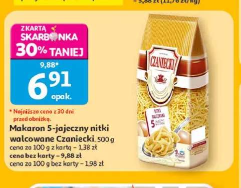 Makaron 5-jajeczny nitki walcowane Czaniecki