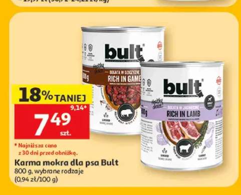 Karma mokra dla psa Bult Rich in Lamb