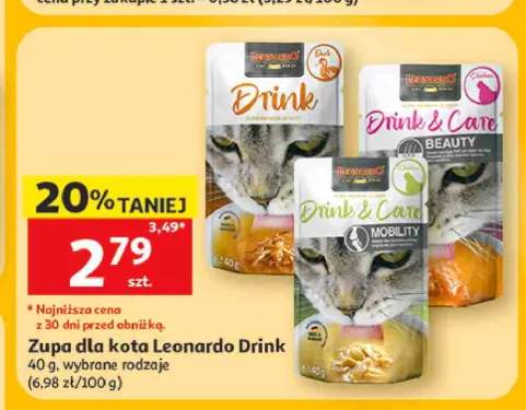 Zupa dla kota Leonardo Drink
