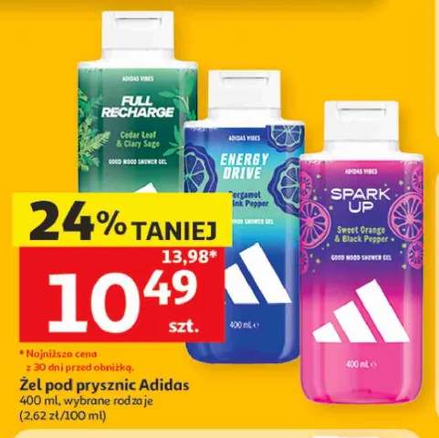 Żel pod prysznic Adidas Energy Drive