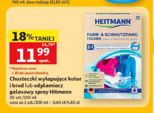 Odplamiacz galasowy spray Heitmann