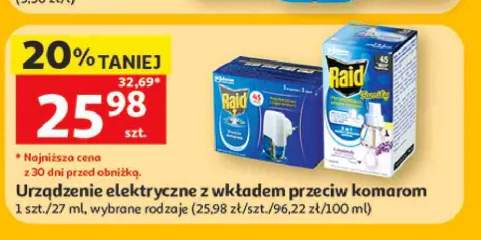 Urządzenie elektryczne z wkładem przeciw komarom Raid Family