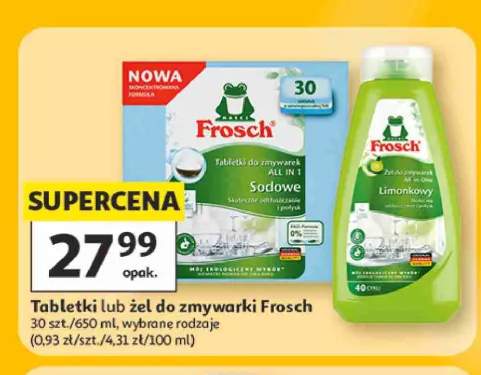 Tabletki do zmywarki Frosch Sodowe