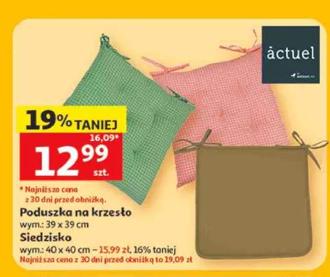 Poduszka na krzesło Actuel
