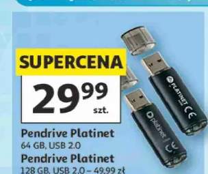 Pendrive Platinet 64 GB USB 2,0