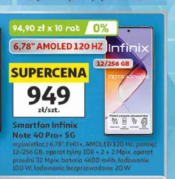 Smartfon Infinix Note 40 Pro+ 5 g