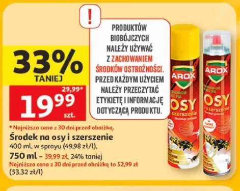 Środek na osy i szerszenie Arox 400 ml