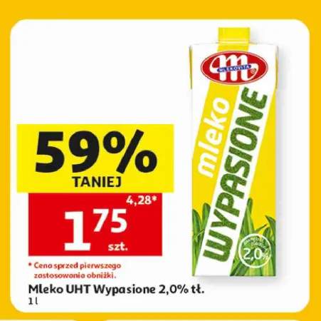 Mleko UHT Wypasione 2,0% tł. Mlekovita