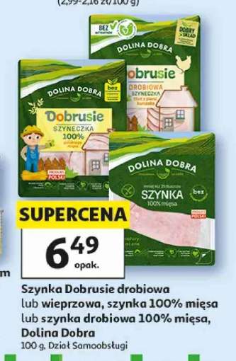 Szynka Dobrusie drobiowa Dolina Dobra +3 warianty