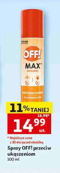 Spray OFF! Max przeciw ukąszeniom