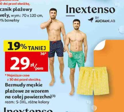 Bermudy męskie plażowe Inextenso