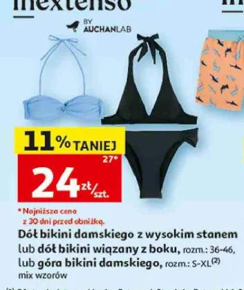 Dół bikini damskiego z wysokim stanem Inextenso +2 warianty