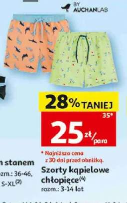 Szorty kąpielowe chłopięce Inextenso