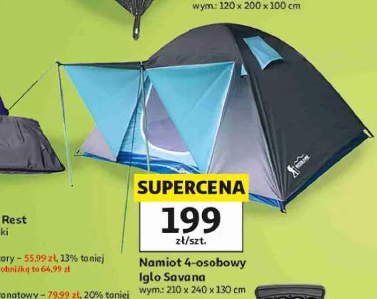Namiot 4-osobowy Iglo Savana