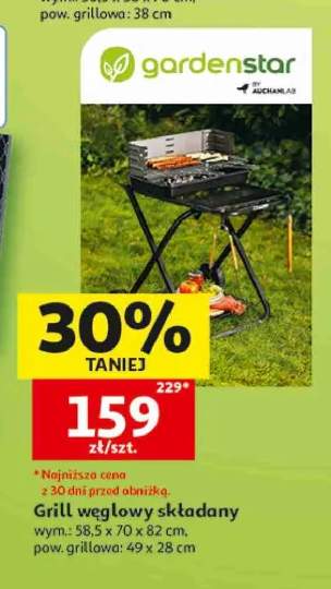 Grill węglowy składany Gardenstar