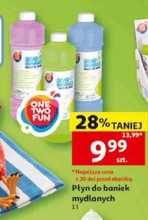 Płyn do baniek mydlanych One Two Fun