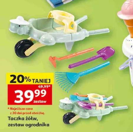 Taczka żółw zestaw ogrodnika