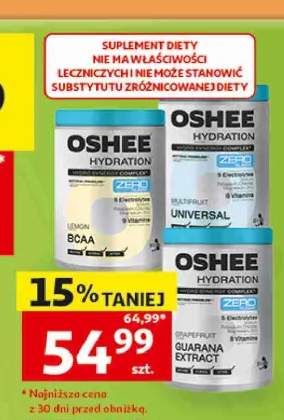 Suplement diety OSHEE Hydration Powder Zero Jar