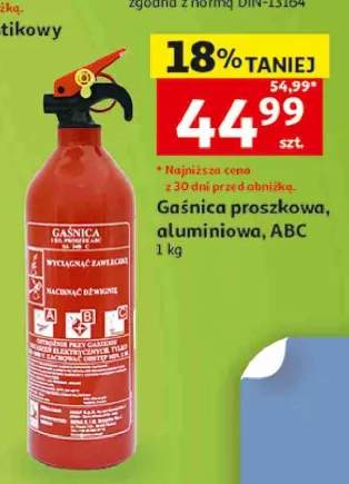 Gaśnica proszkowa aluminiowa ABC