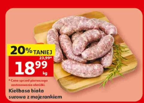 Kiełbasa biała surowa z majerankiem