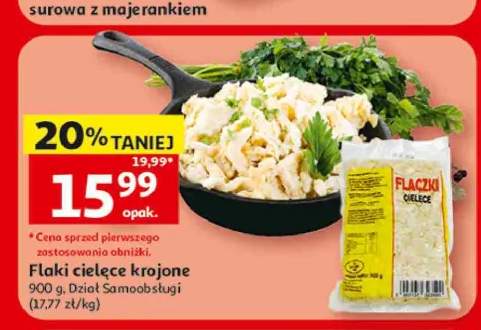 Flaki cielęce krojone