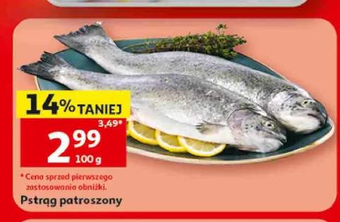 Pstrąg patroszony