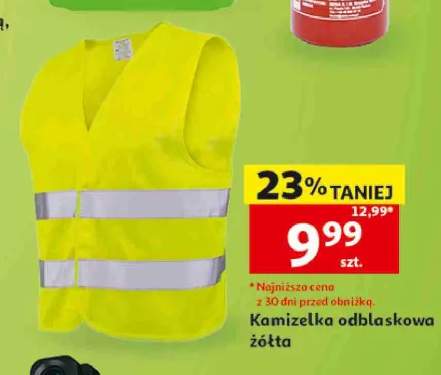 Kamizelka odblaskowa żółta
