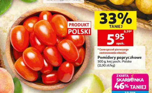 Pomidory papryczkowe polskie