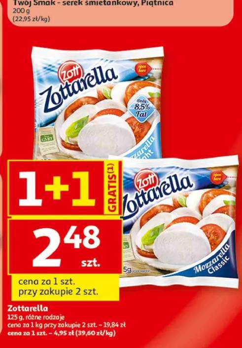 Ser mozzarella Zottarella Zott