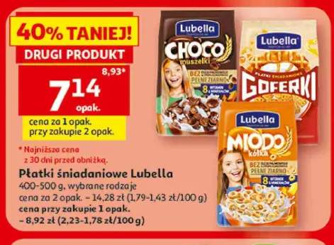 Płatki śniadaniowe Lubella Choco Muszelki +2 warianty