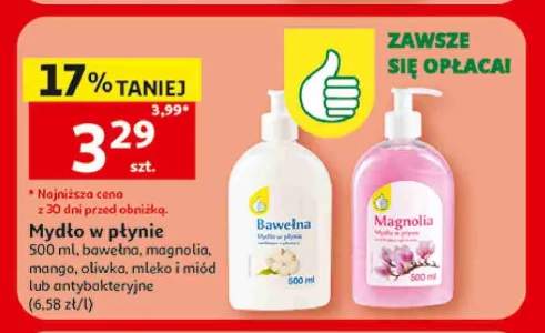 Mydło w płynie Bawełna +5 wariantów
