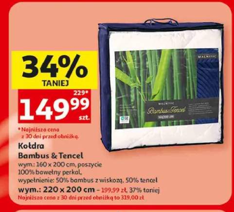 Kołdra Bambus & Tencel Magnific 160x200 cm +1 wariant