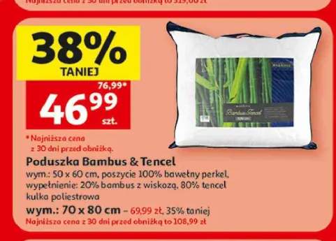 Poduszka Bambus & Tencel Magnific 50x60 cm +1 wariant