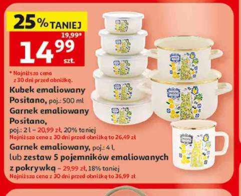Garnek emaliowany Positano +2 warianty