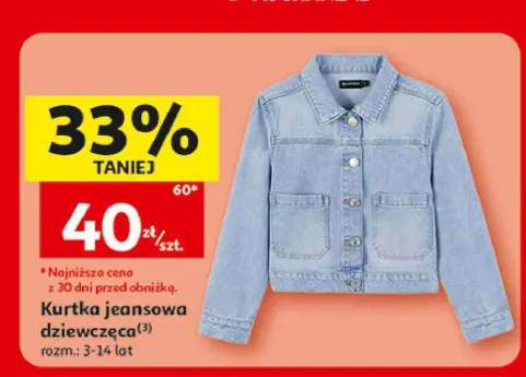 Kurtka jeansowa dziewczęca Inextenso