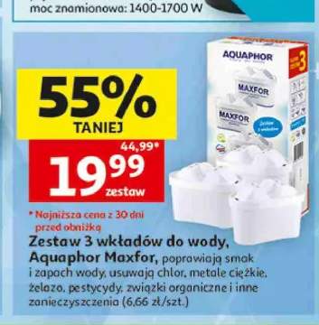 Zestaw wkładów filtrujących Aquaphor Maxfor