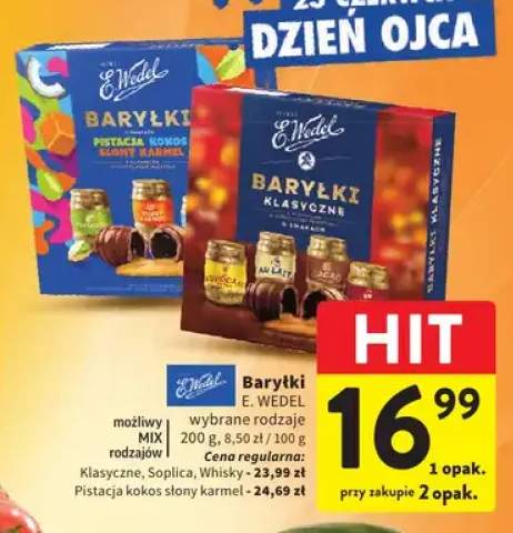 baryłki czekoladowe