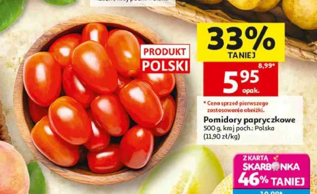 Pomidory papryczkowe polskie