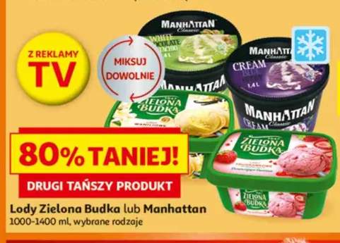 Lody Zielona Budka truskawkowe +3 warianty