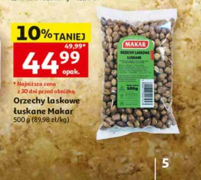 Orzechy laskowe łuskane Makar