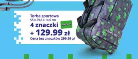 Torba sportowa Minecraft