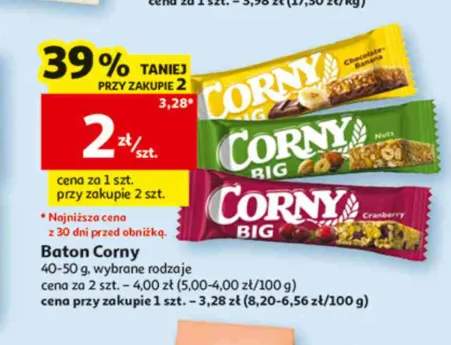 Baton Corny Big orzechowy +2 warianty