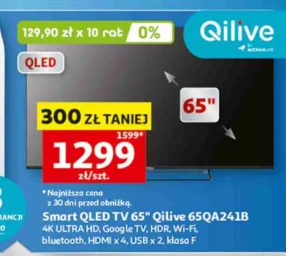 Smart QLED TV 65" Qilive 65QA241B