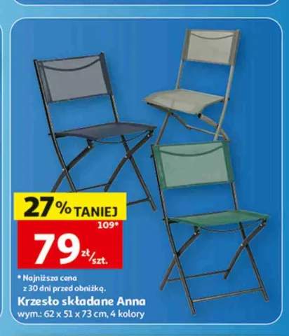 Krzesło składane Anna
