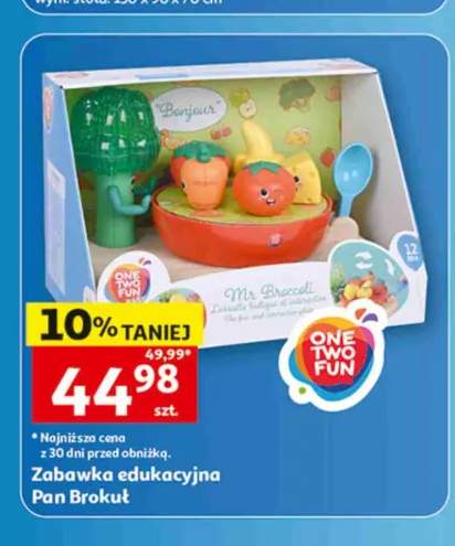 Zabawka edukacyjna One Two Fun Pan Brokuł