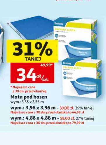 Mata pod basen Bestway 3,35x3,35 m