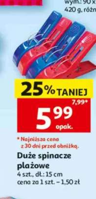 Duże spinacze plażowe Actuel